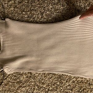 Ribbed Tan tube dress